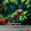 Tropical Canopy Bird paint by numbers