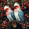 Vintage Eucalyptus Galahs Paint By Numbers