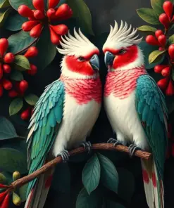 Vintage Eucalyptus Galahs Paint By Numbers