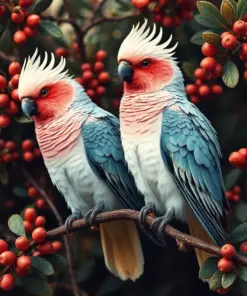 Vintage Eucalyptus Galahs Paint By Numbers