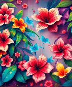 Vintage Raggiana Paradise Paint by Numbers